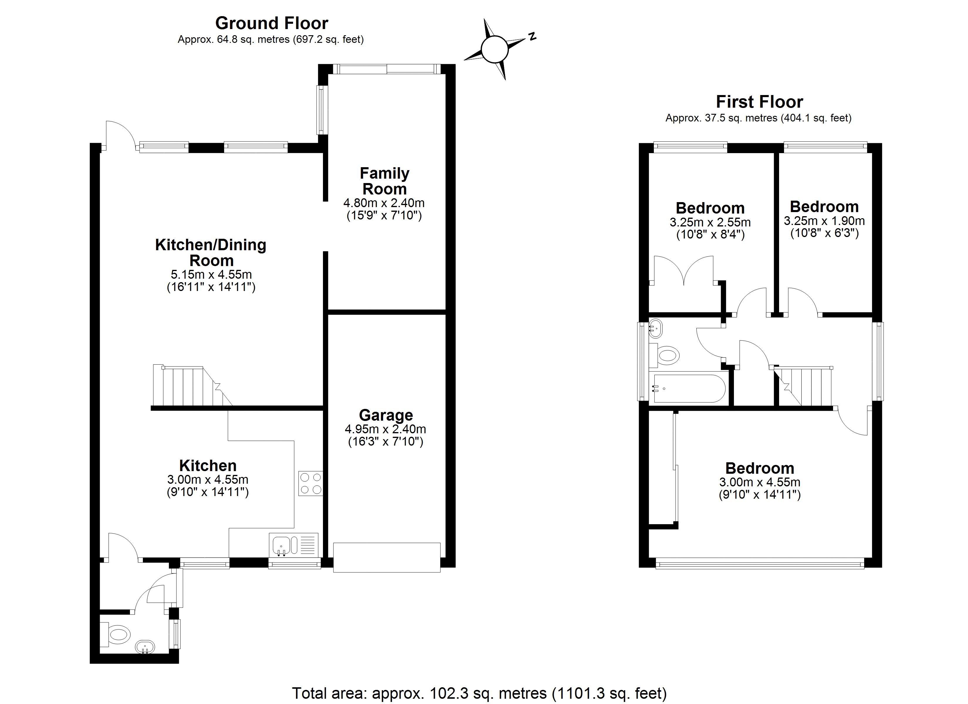 Floorplans For Glebelands, Claygate