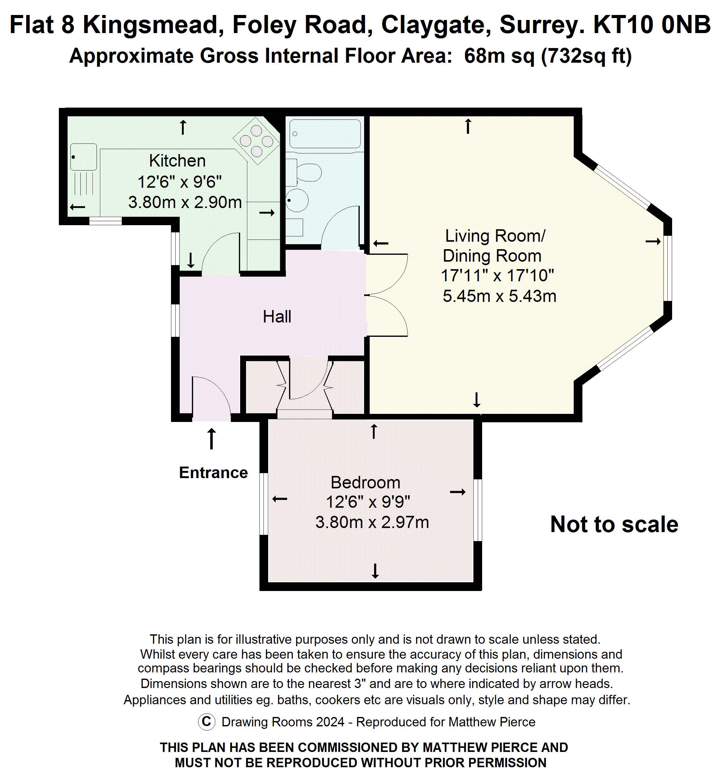 Floorplans For Foley Road, Esher