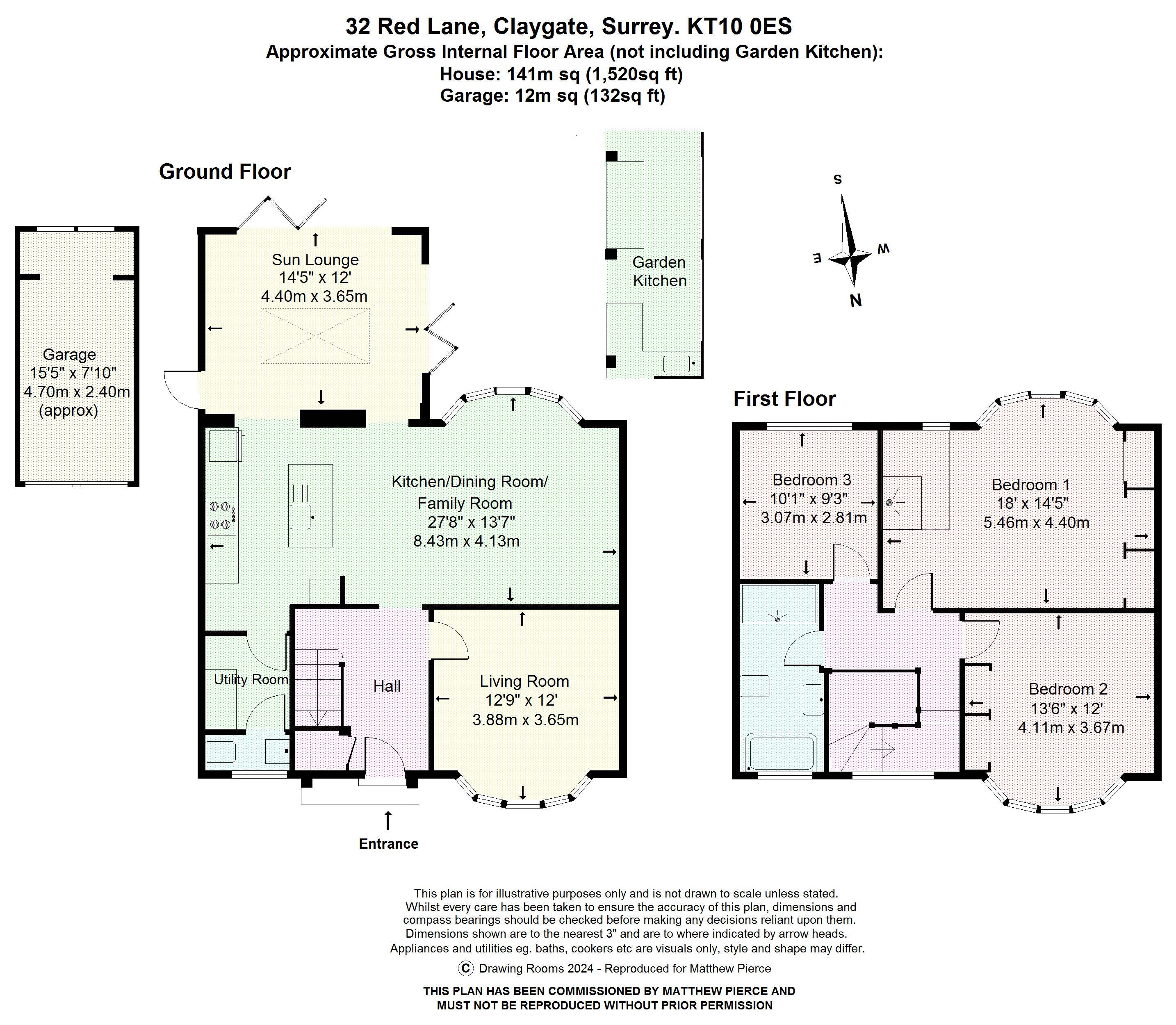 Floorplans For Red Lane, Claygate